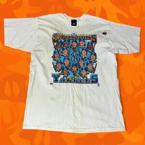 Vintage 1999 NY Yankees World Series Champions Tee Size XL